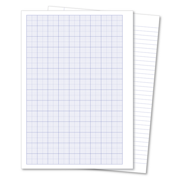 Martello A4 Graph Paper Maths Exercise Book – Square Grid Pad For School Or Office
