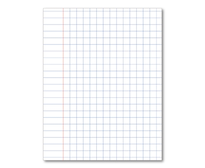 Picture of 9" x 7" 10mm Squared Oxford Exercise Books