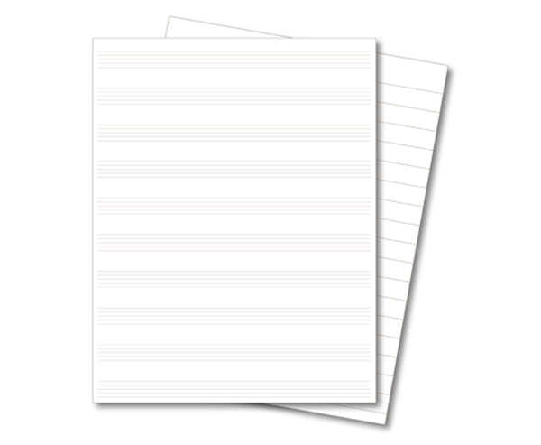 Manila School Exercise Book 9x7 Music Book - Without Free Personalisation