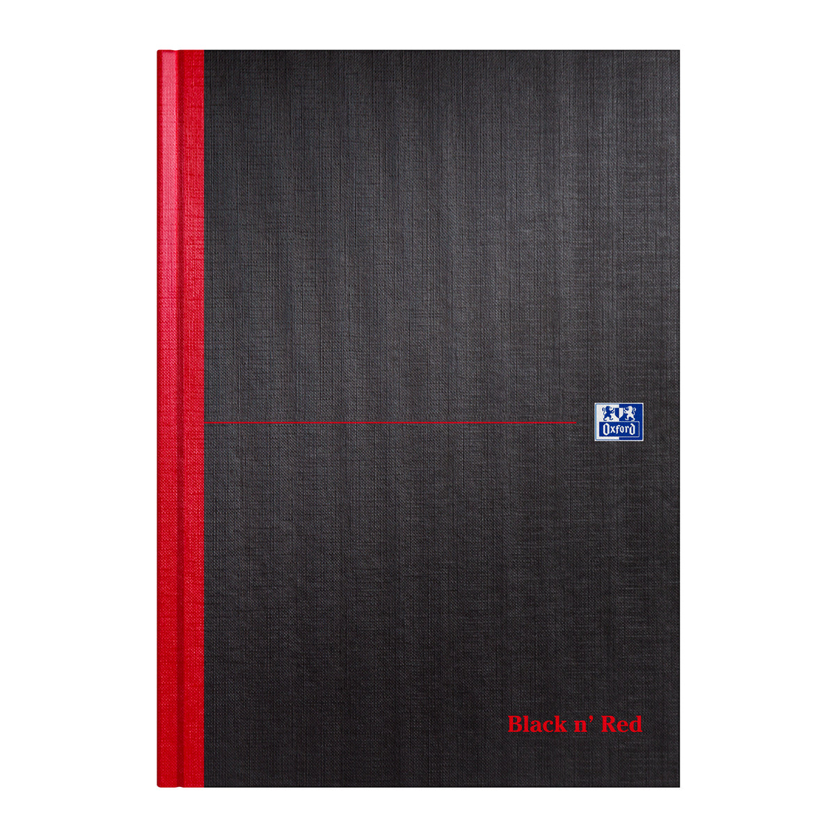 Black n' Red A4 Casebound Hardback Notebook - Pack of 5