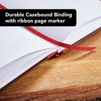 Black n' Red A5 Casebound Hardback Notebook - Pack of 5