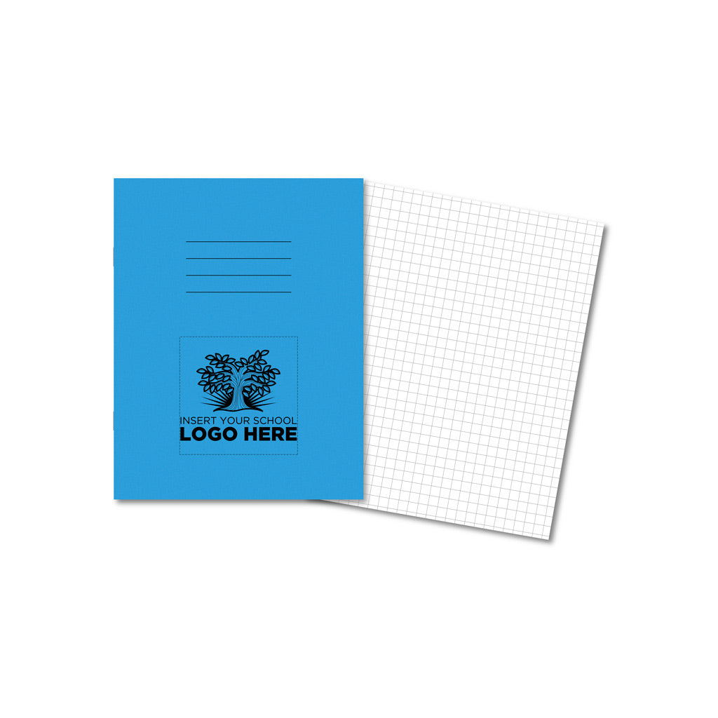 Manila School Exercise Book 9x7 7mm Squared - Personalised