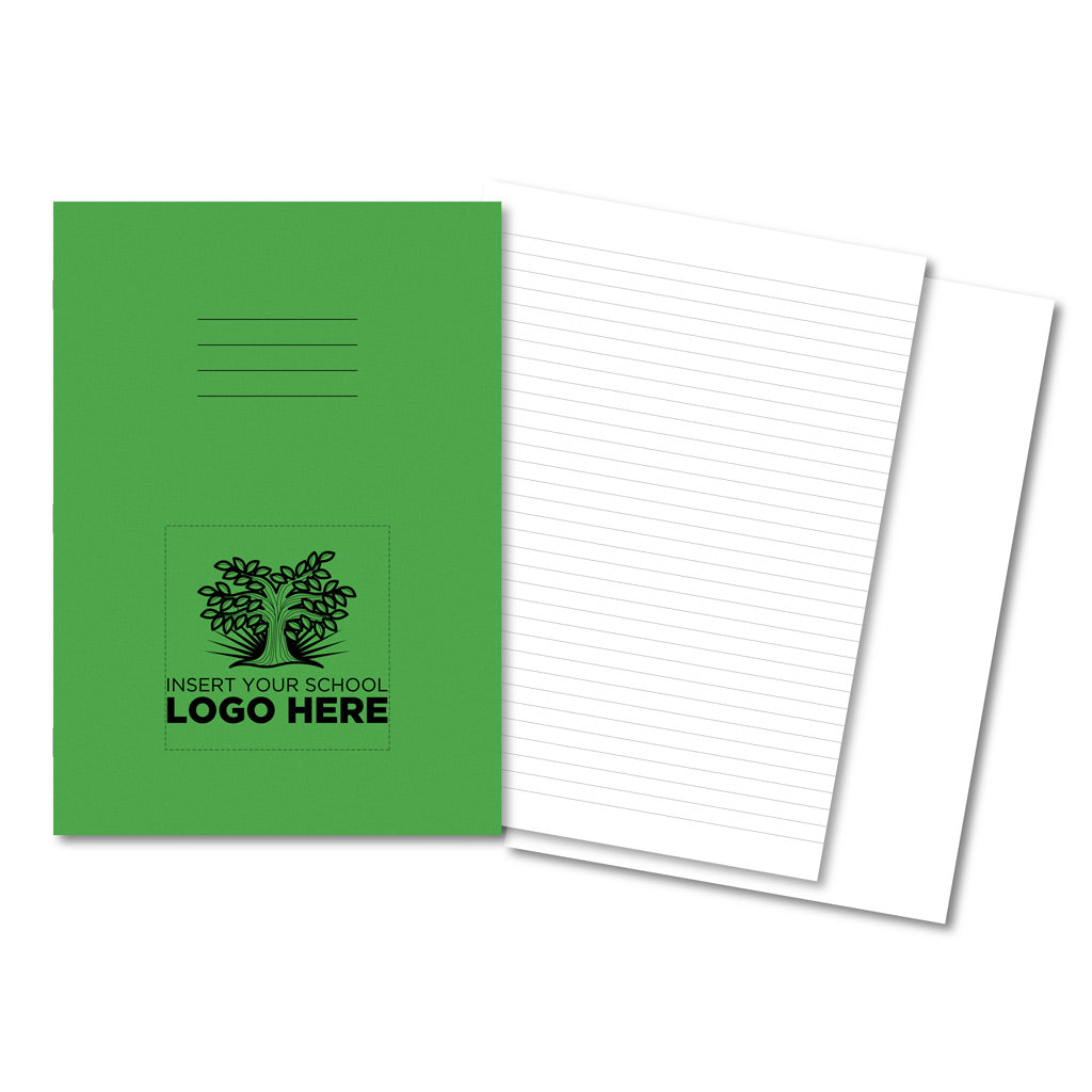 Manila School Exercise Book A4 8mm ruled/plain alternate - Personalised