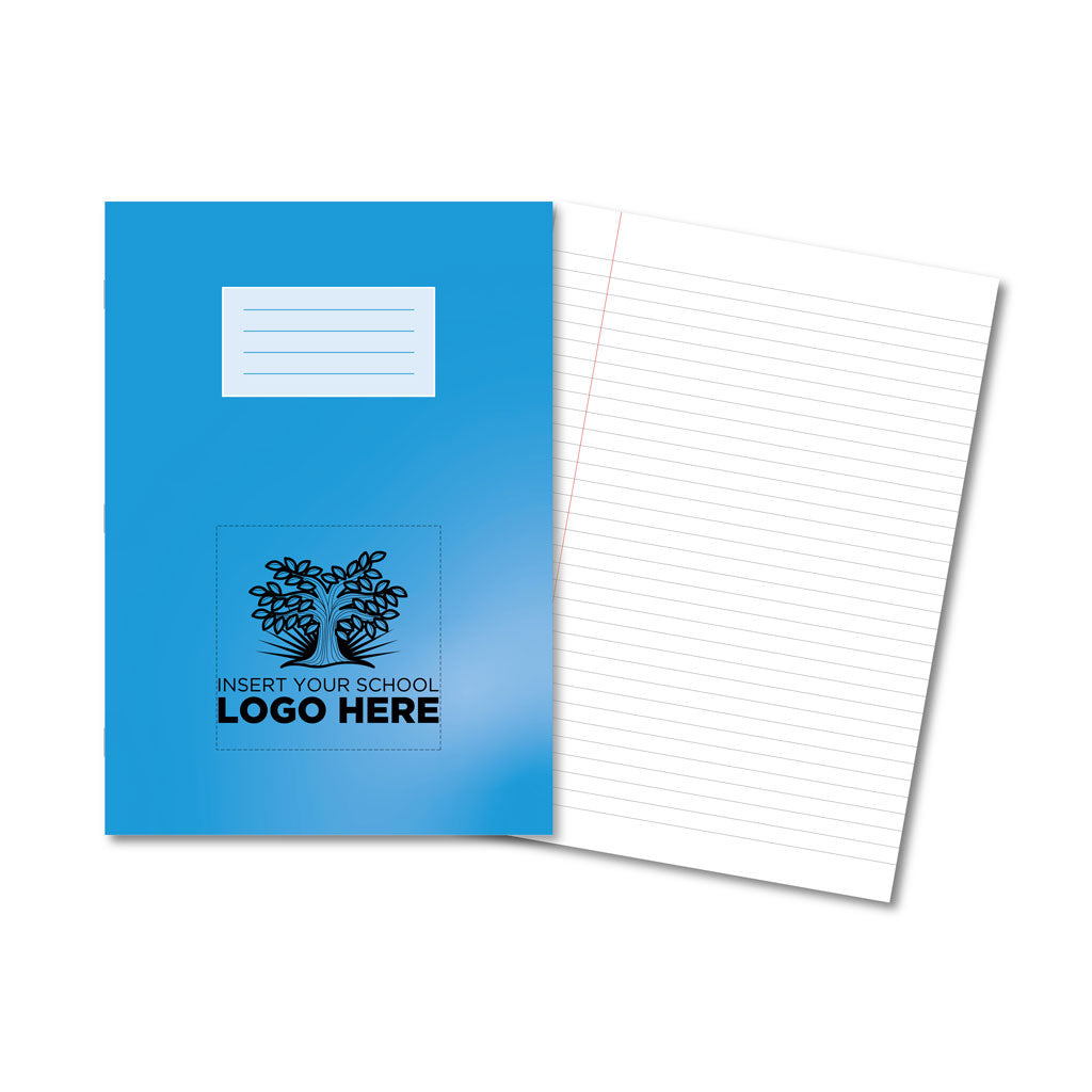 Oxford School Exercise Book A4 8mm Ruled &amp; Margin - Personalised