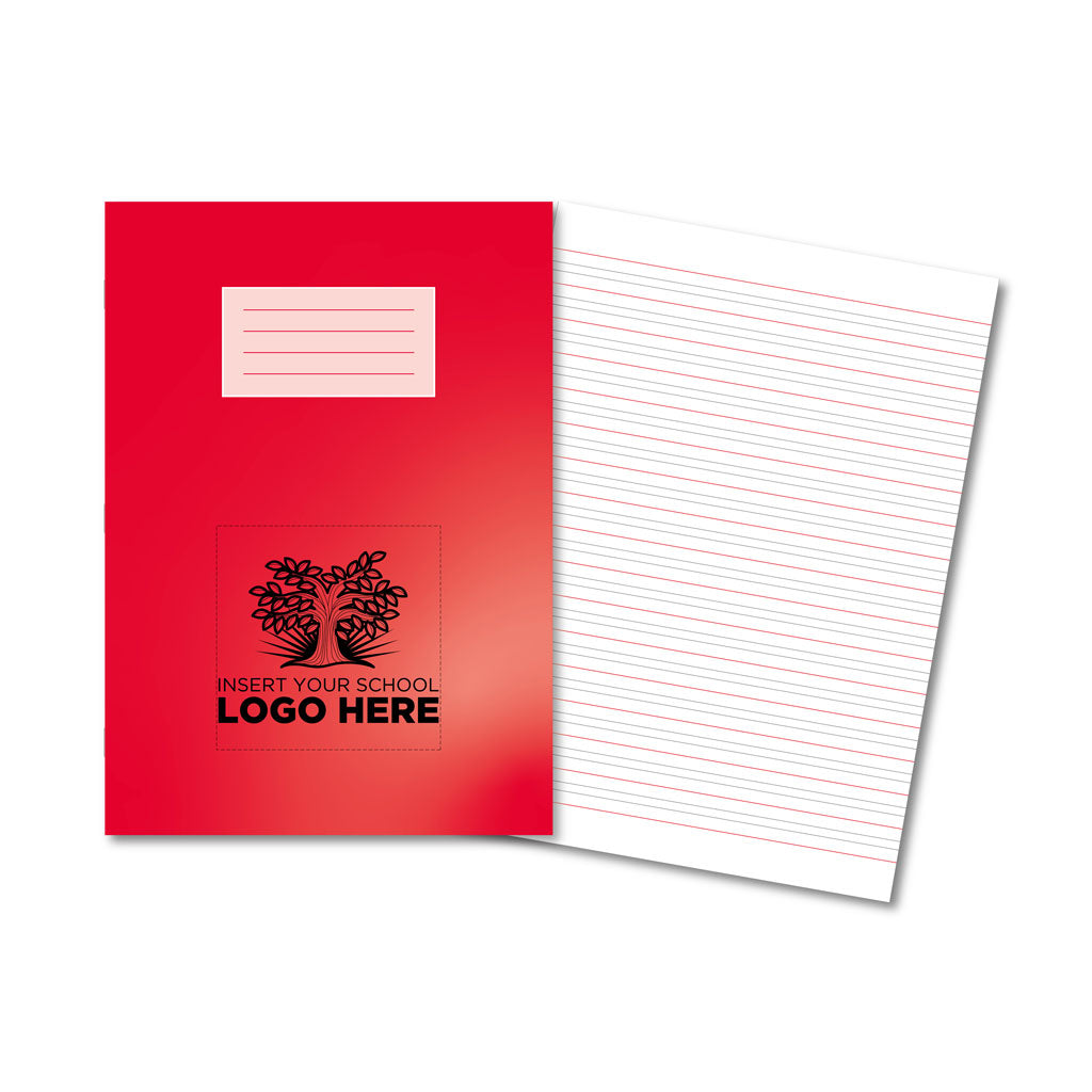 Writing Book Ruled Oxford School Handwriting Book A4 4/16mm Ruled - Personalised ...
