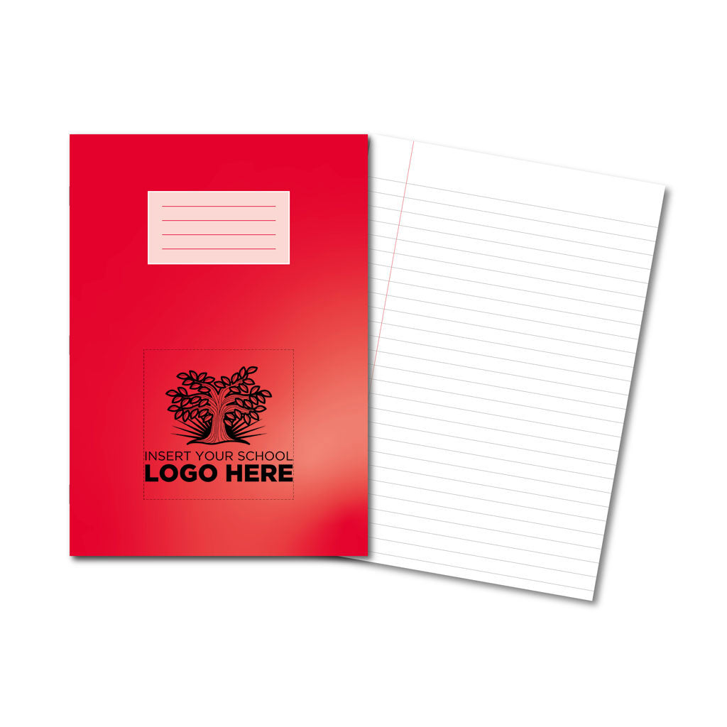 Oxford School Exercise Book A4 10mm Ruled &amp; Margin - Personalised