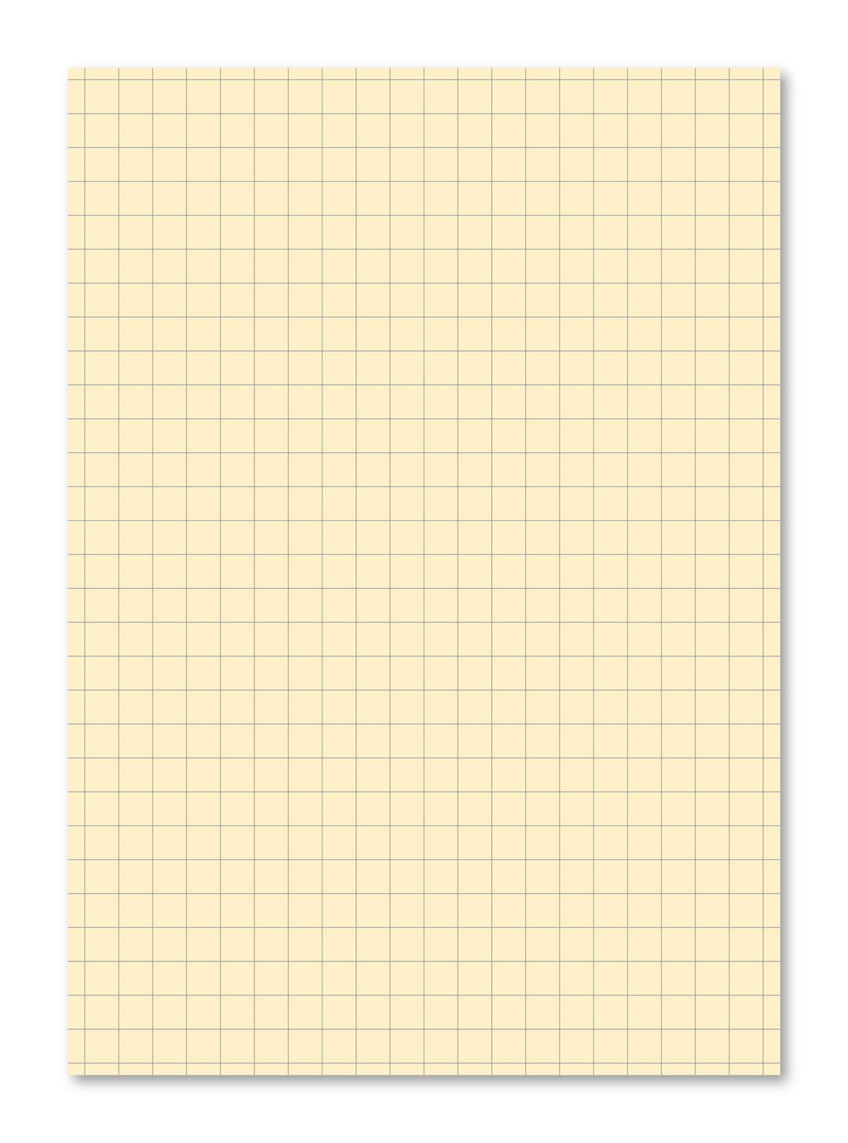 Manila School Exercise Book A4 10mm Squared Cream Tinted Paper - Personalised (Pack of 10)