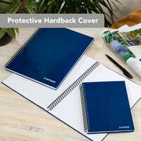 Summit A4 Hardback Wirebound Notebook - Pack of 5
