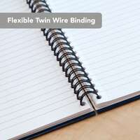 Summit A5 Hardback Wirebound Notebook - Pack of 5