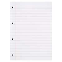 Summit A4 Narrow Ruled and Margin Refill Pad - Pack of 5