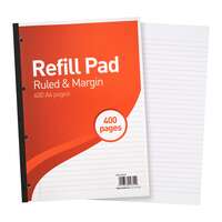 Summit A4 Narrow Ruled and Margin Refill Pad - Pack of 5
