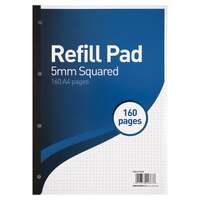 Summit A4 Quad Ruled Refill Pad - Pack of 5