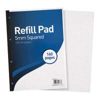 Summit A4 Quad Ruled Refill Pad - Pack of 5