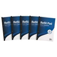 Summit A4 Quad Ruled Refill Pad - Pack of 5