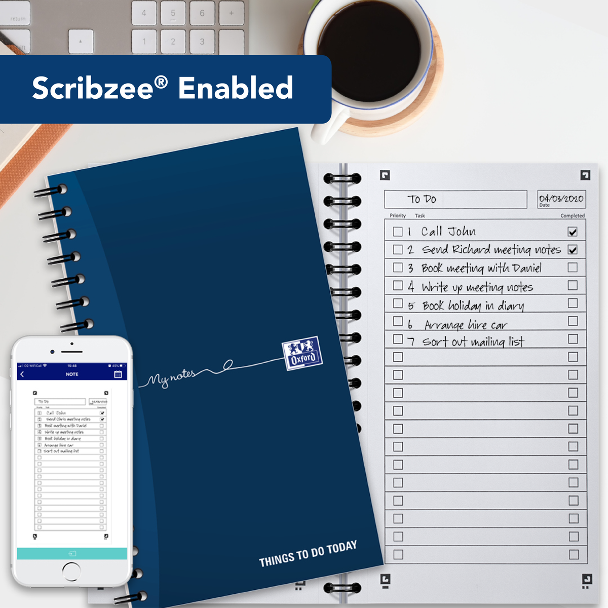 Oxford MyNotes Wirebound Planner - Pack of 3