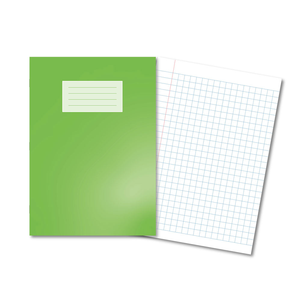 Oxford School Exercise Book A4 10mm Squared &amp; Margin - Without Free Personalisation