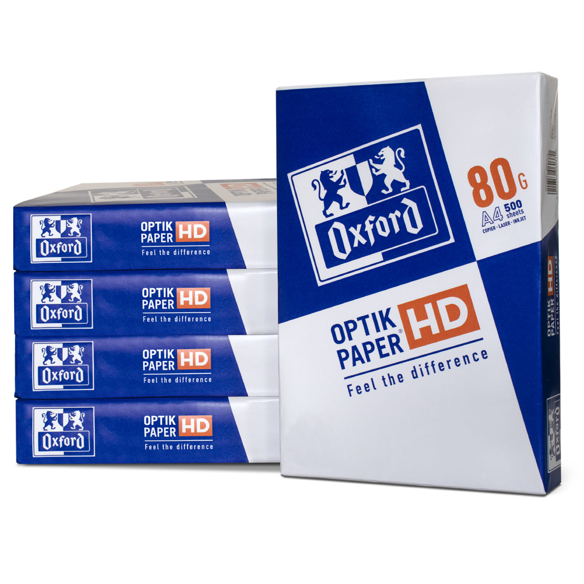 Oxford 80gsm A4 Photocopier Paper - 5 ream box