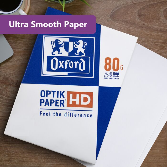 Oxford 80gsm A4 Photocopier Paper - 5 ream box