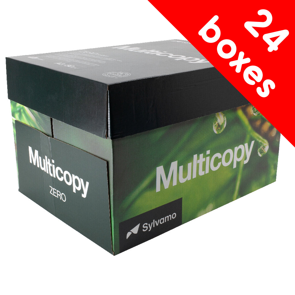 Multicopy Zero A3 80gsm Photocopier Paper - 24 box discount