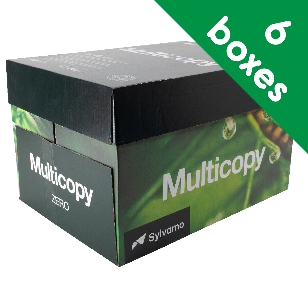 Multicopy Zero A3 80gsm Photocopier Paper - 6 box discount