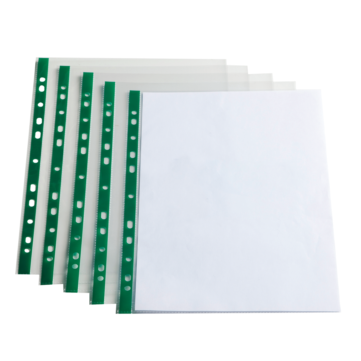 A4 Plastic Punched Pockets