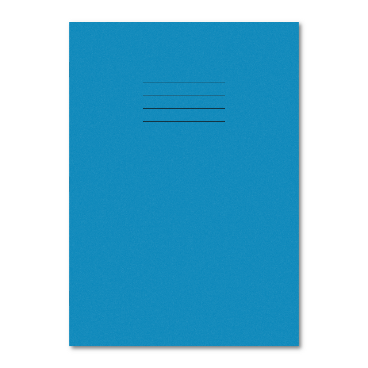 Manila School Exercise Book A4 7mm Squared Cream Tinted Paper - Personalised (Pack of 10)