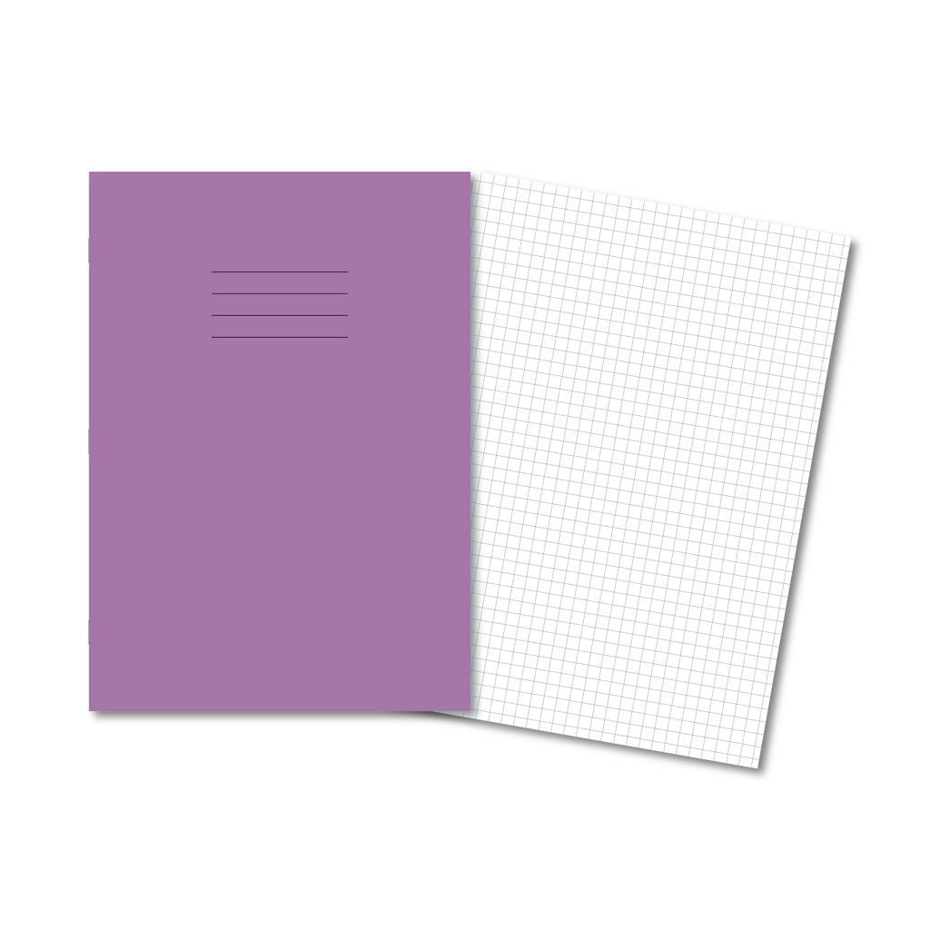 Manila School Exercise Book A4 7mm Squared - Without Free Personalisation