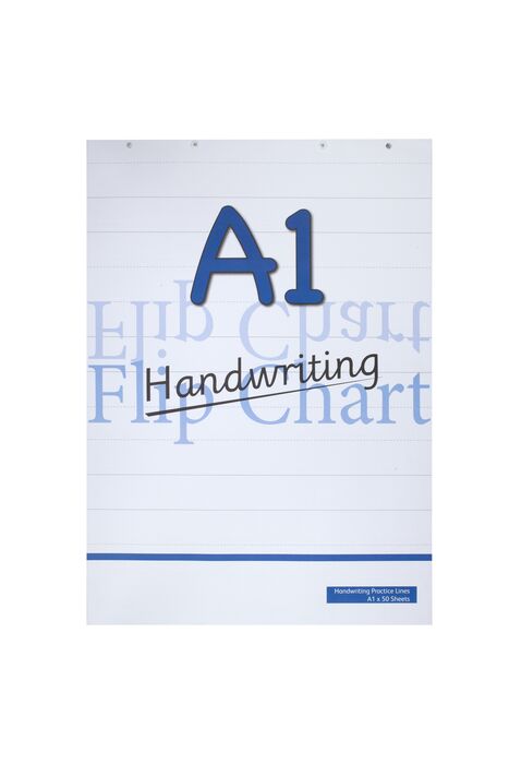 Handwriting Ruling A1 50 Sheet Flipchart with 60mm Handwriting ruling - pack of 5 ...