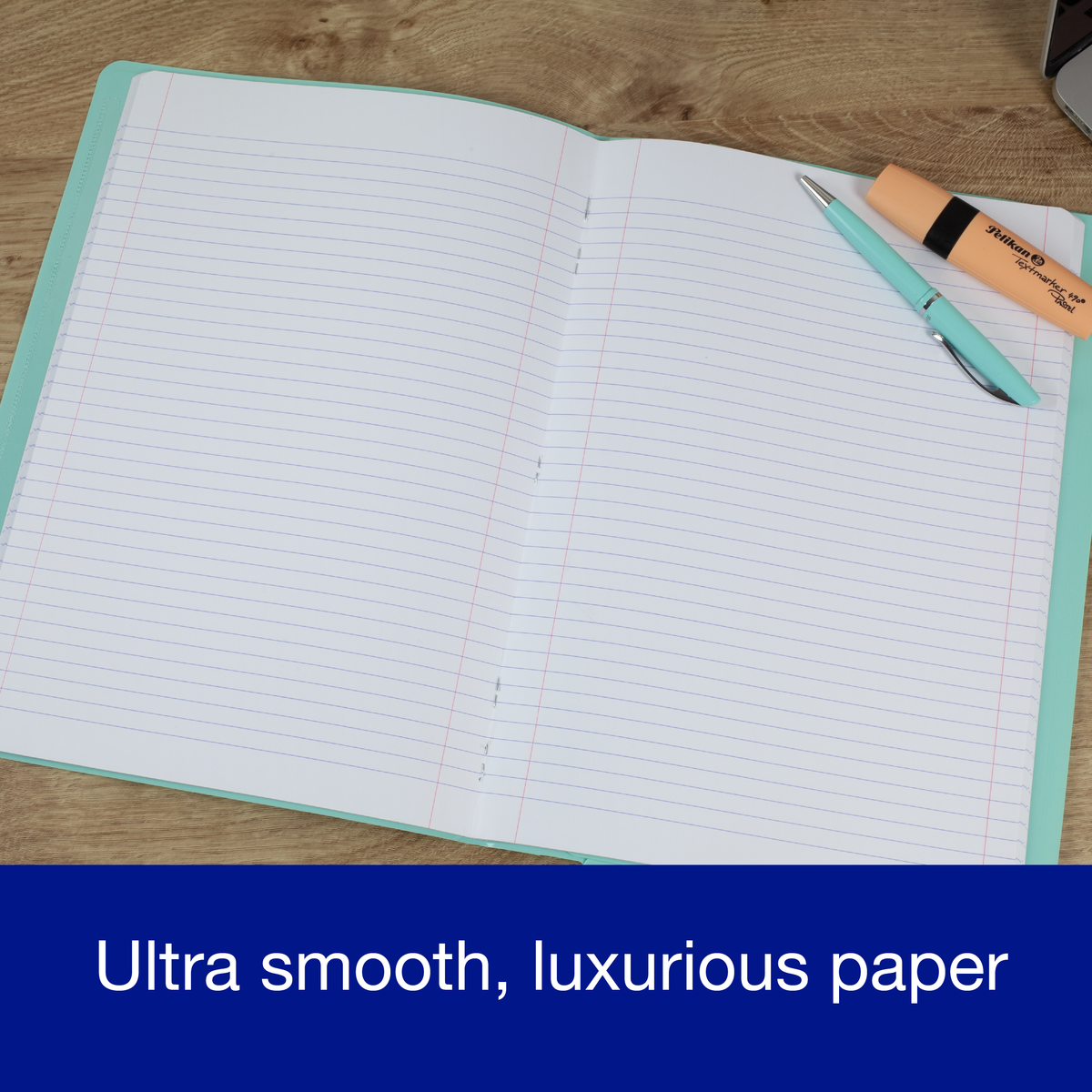 Oxford easyBook® A4 Pastel PP Exercise Books, 7mm Ruled & Double Margined, 96 Pages - Pack of 10