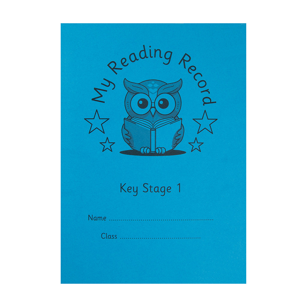 A5 Key Stage 1 Reading Record Book, 40 Page, Blue