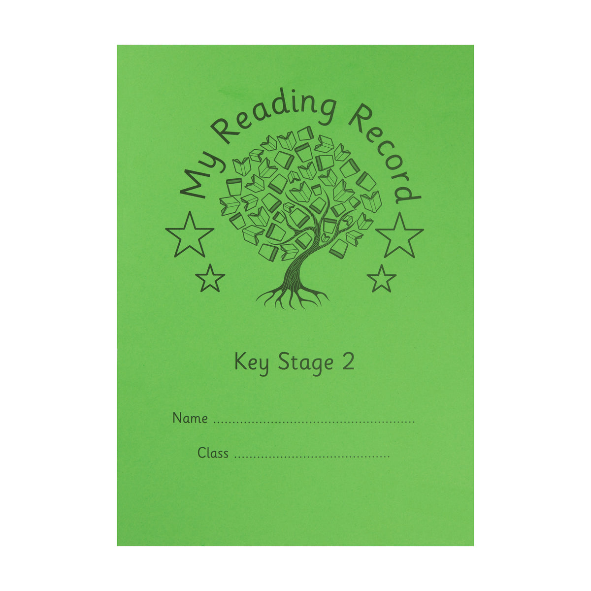 A5 Key Stage 2 Reading Record Book, 40 Page, Green
