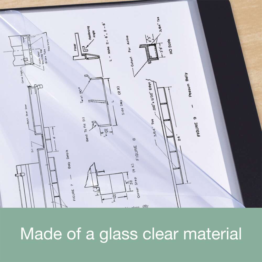 A4 Clear Plastic Punched Pockets - Packs of 100