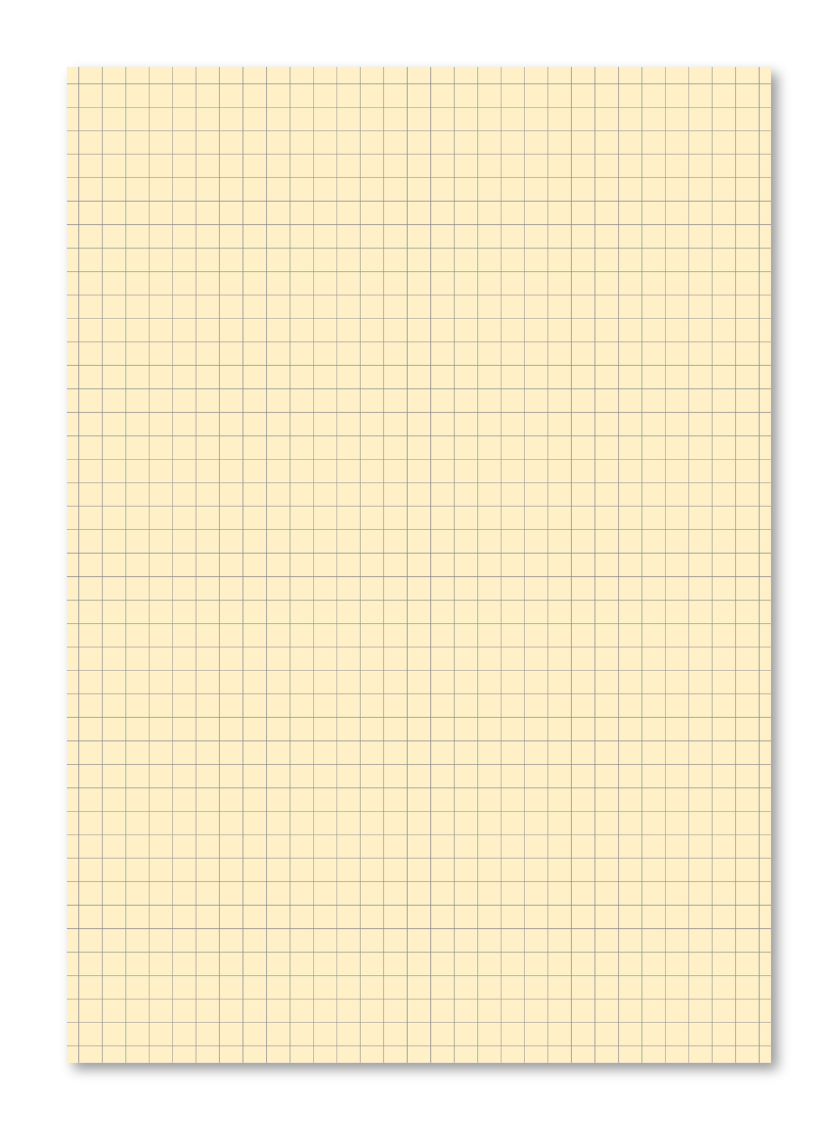 Manila School Exercise Book A4 7mm Squared Cream Tinted Paper - Personalised (Pack of 10)