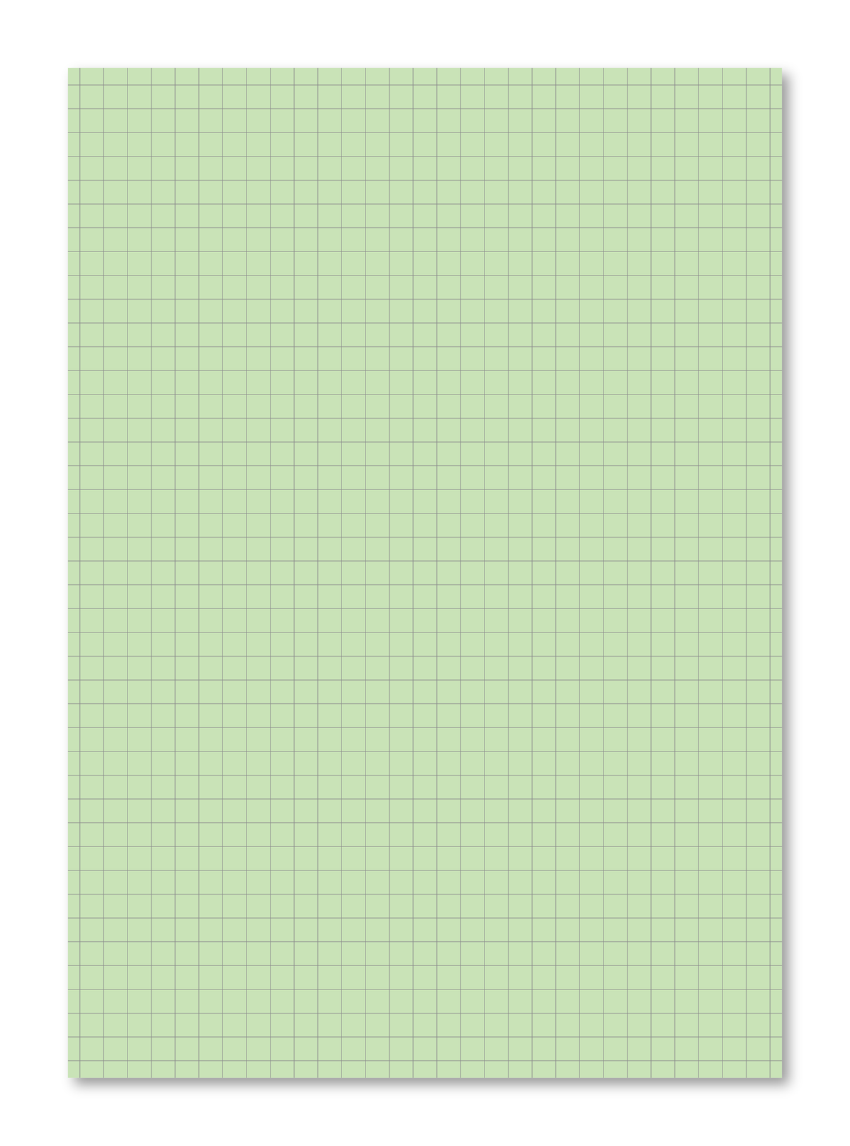 Manila School Exercise Book A4 7mm Squared Green Tinted Paper - Personalised (Pack of 10)