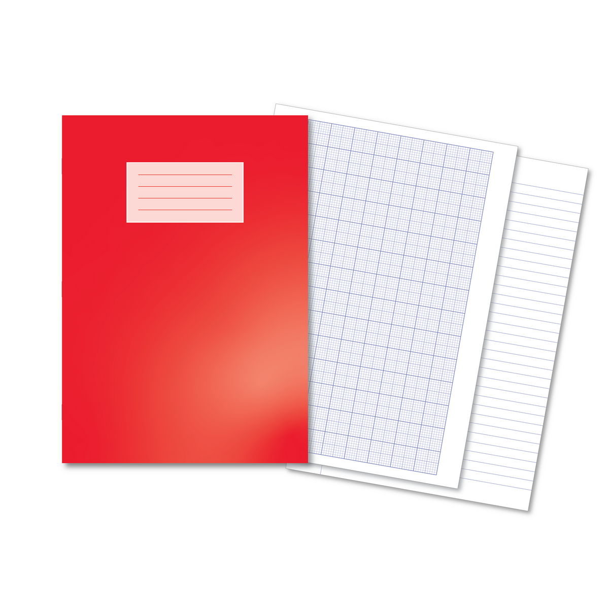 Oxford School Exercise Book A4 2,10,20mm Graph/8mm Ruled &amp; Margin - Without Free Personalisation
