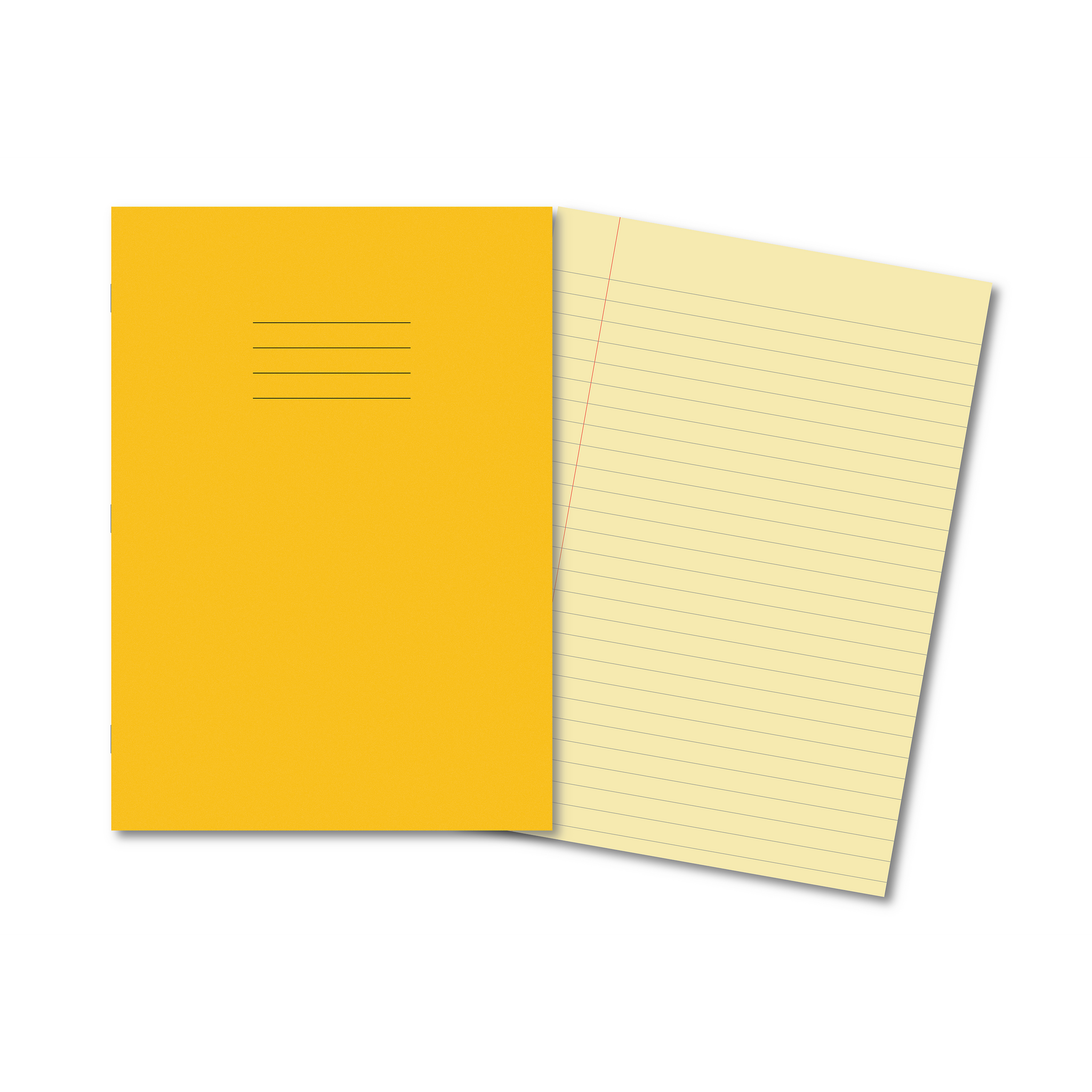 Manila School Exercise Book A4 10mm Ruled & Margin Cream Tinted Paper ...