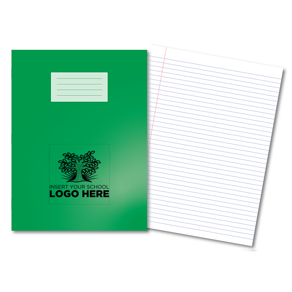 Oxford School Exercise Book A4-plus 8mm Ruled &amp; Margin - Personalised