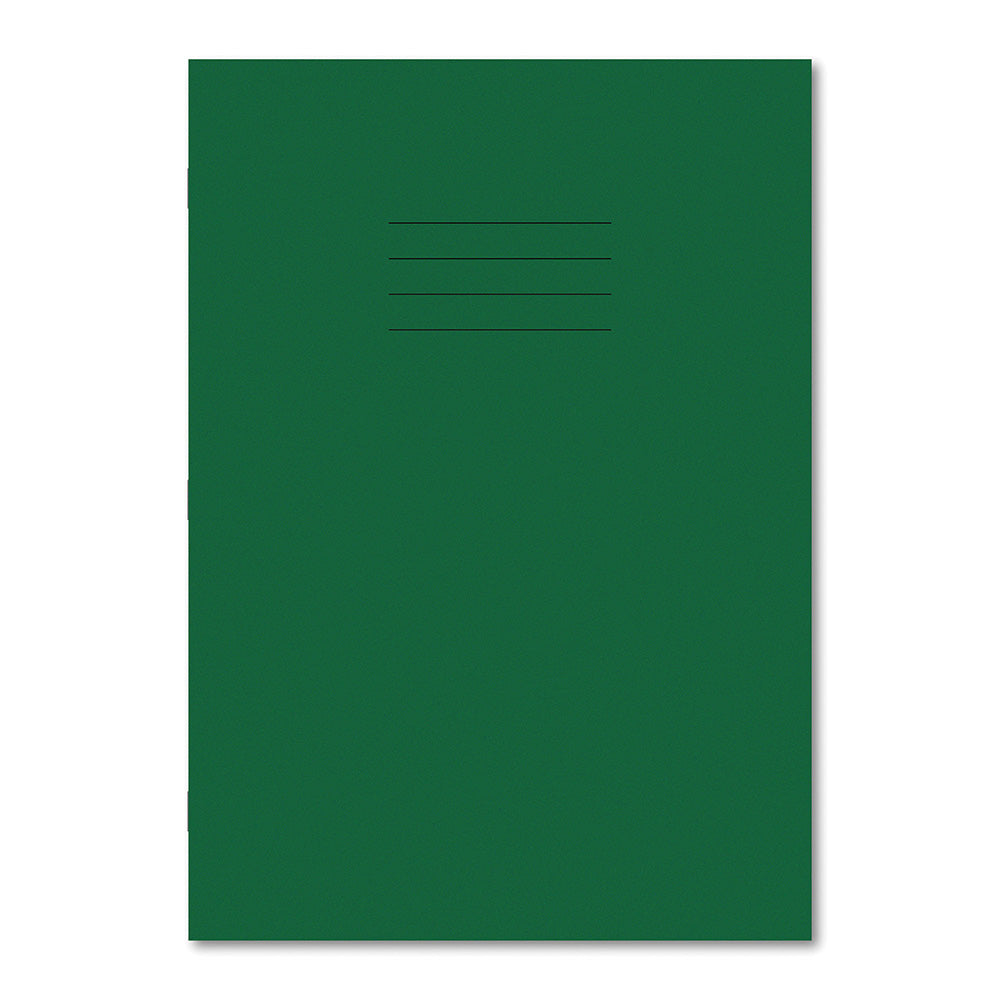 Manila School Exercise Book A4 10mm Ruled & Margin - Personalised