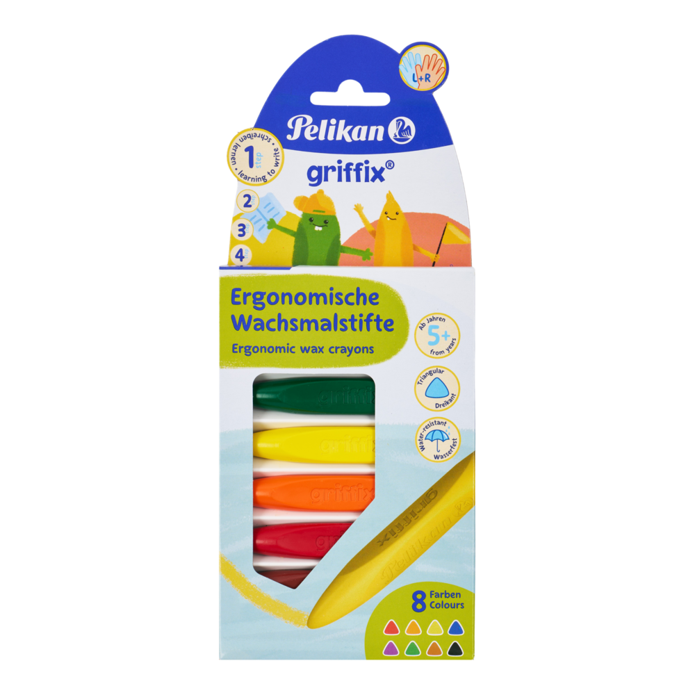 Pelikan Griffix Wax crayons - Pack of 6
