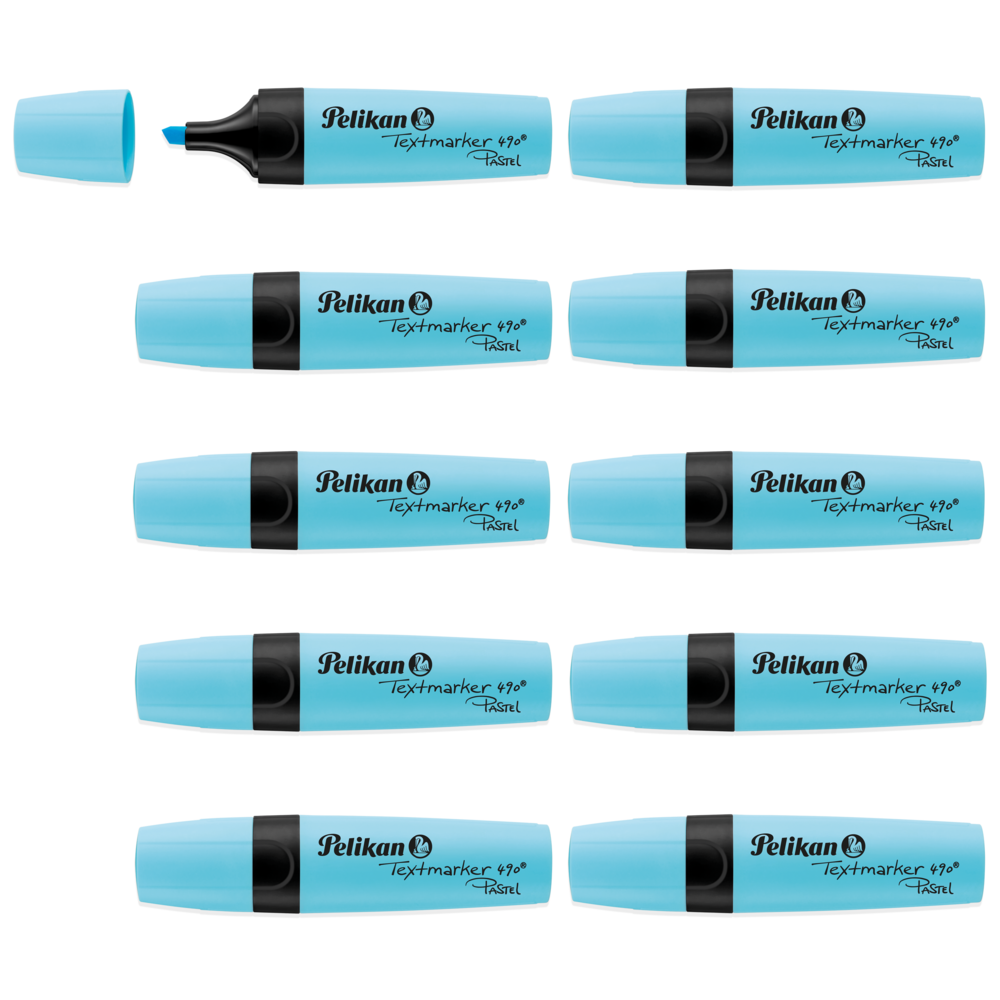 Pelikan Highlighter – Pastel Blue - Pack of 10