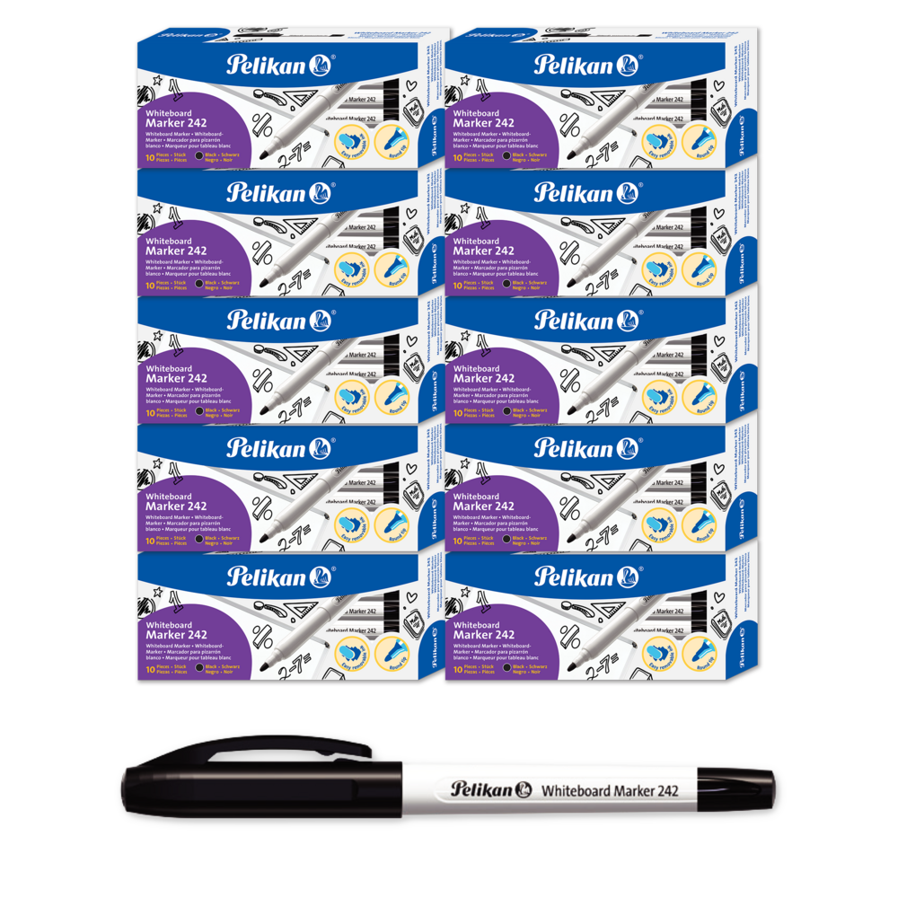 Pelikan Fine Tip Drywipe Whiteboard Markers