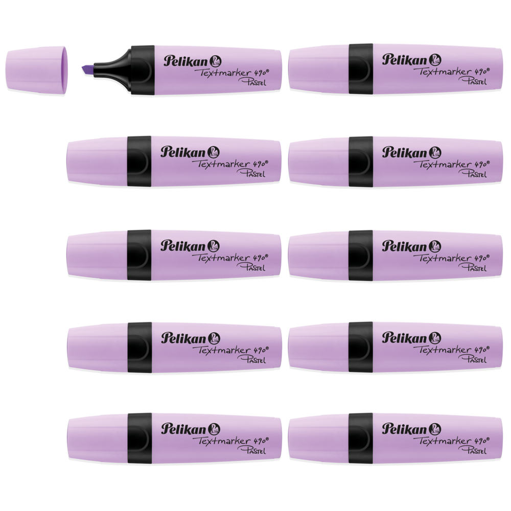 Pelikan Highlighter – Pastel Purple - Pack of 10