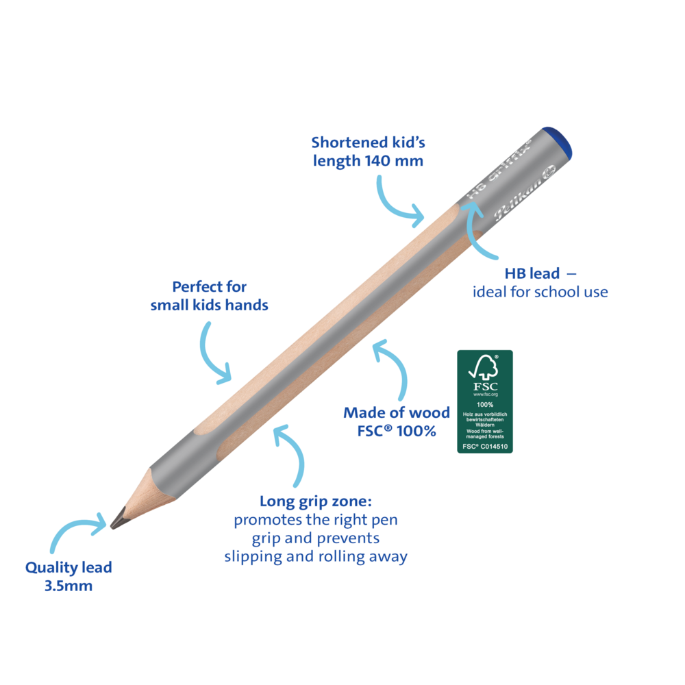 Pelikan Griffix Ergonomic Graphite HB pencils - Pack of 12