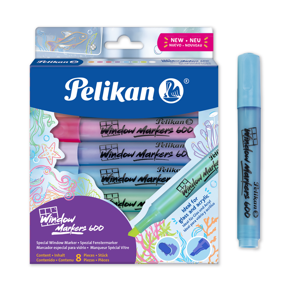 Pelikan Window Markers - Pack of 8