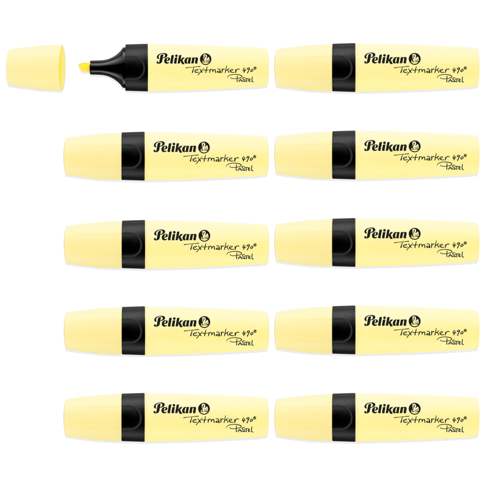 Pelikan Highlighter – Pastel Yellow - Pack of 10