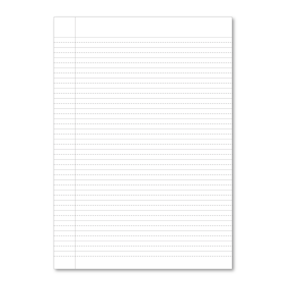 Hamelin A4 Exercise Book Stapled, Handwriting 6mm single dotted ruling, 80 Page - Personalised