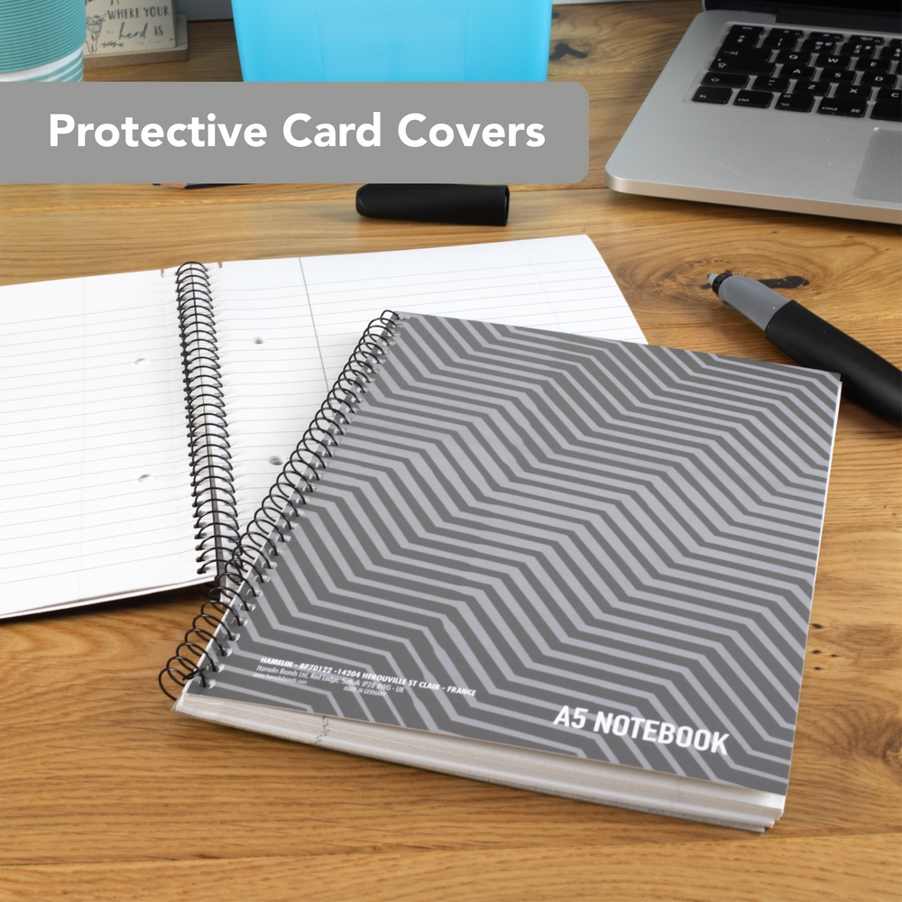 Summit A5 Recycled Wirebound Notebook - Pack of 5