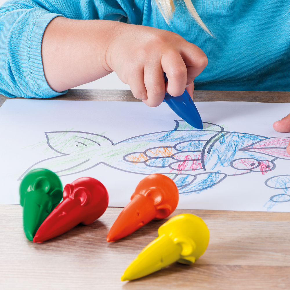 Pelikan Mouse Crayons, Pack of 6