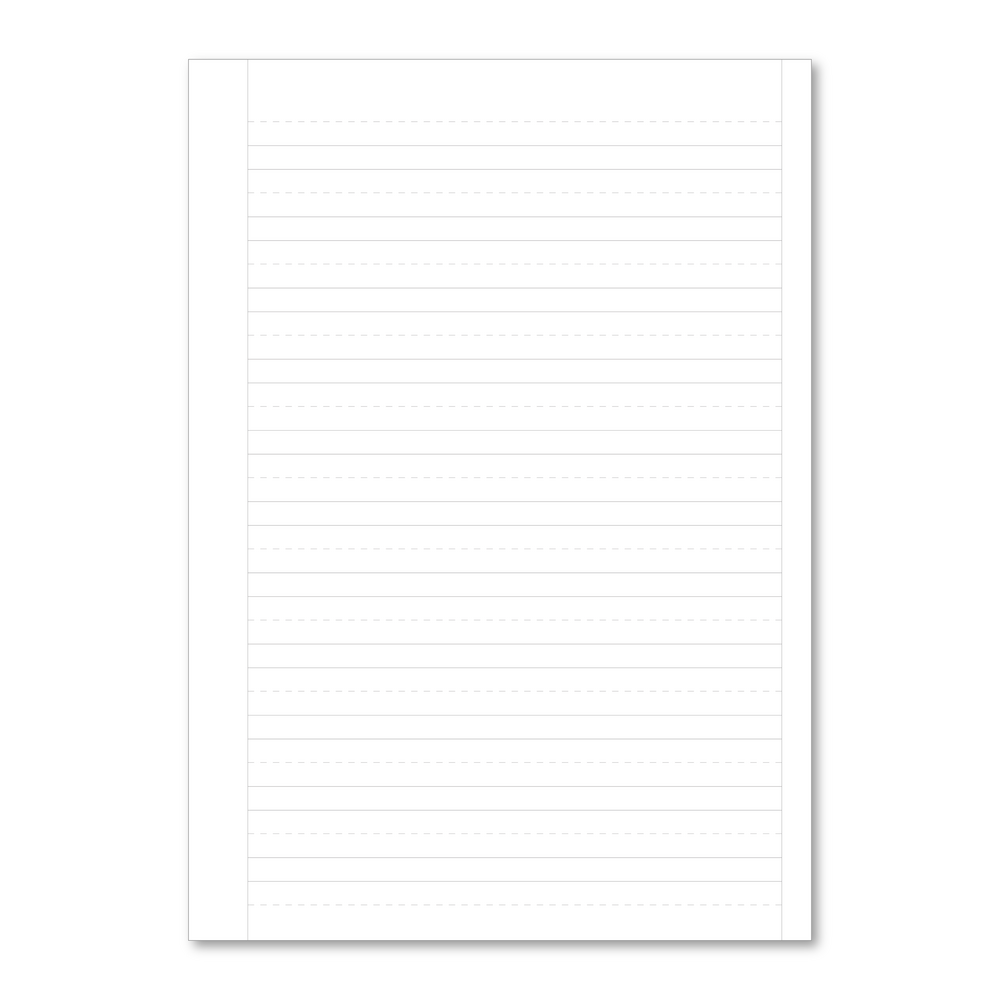 Hamelin A4 Exercise Book Stapled, Handwriting 8mm dashed ruling, 80 Page - Without Free Personalisation
