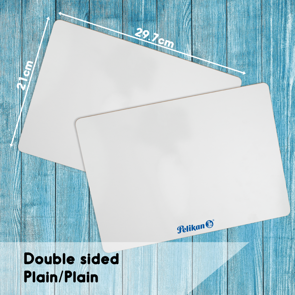 Pelikan Mini Rigid Whiteboards Plain - Pack of 10